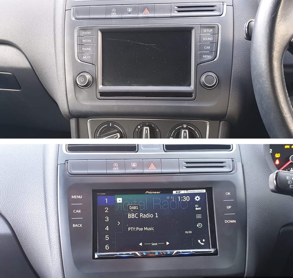VW Polo Radio Upgrade